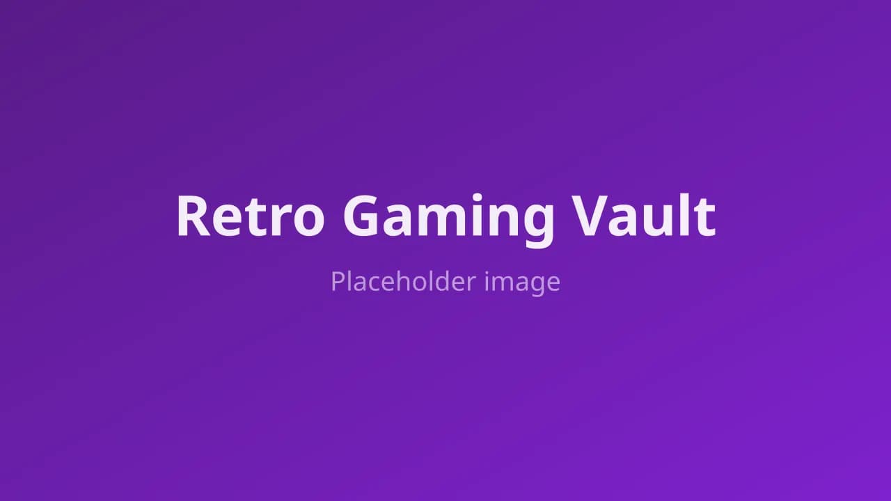 Retro Gaming Vault