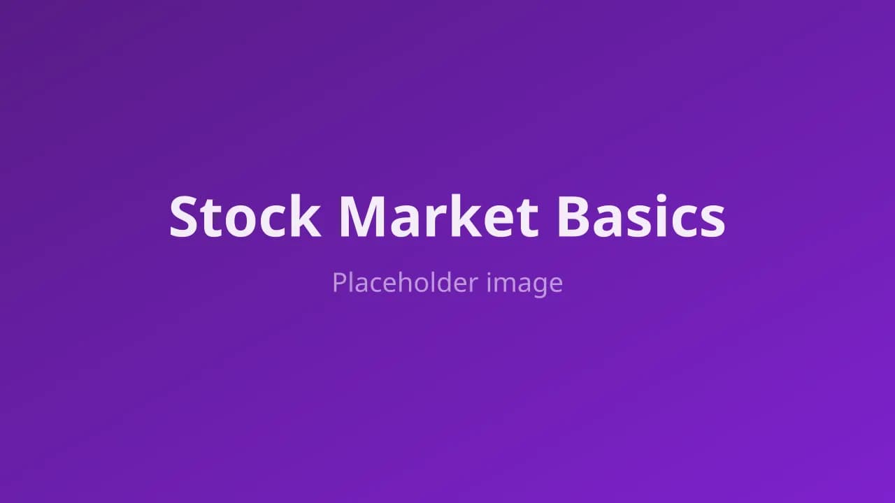 Stock Market Basics